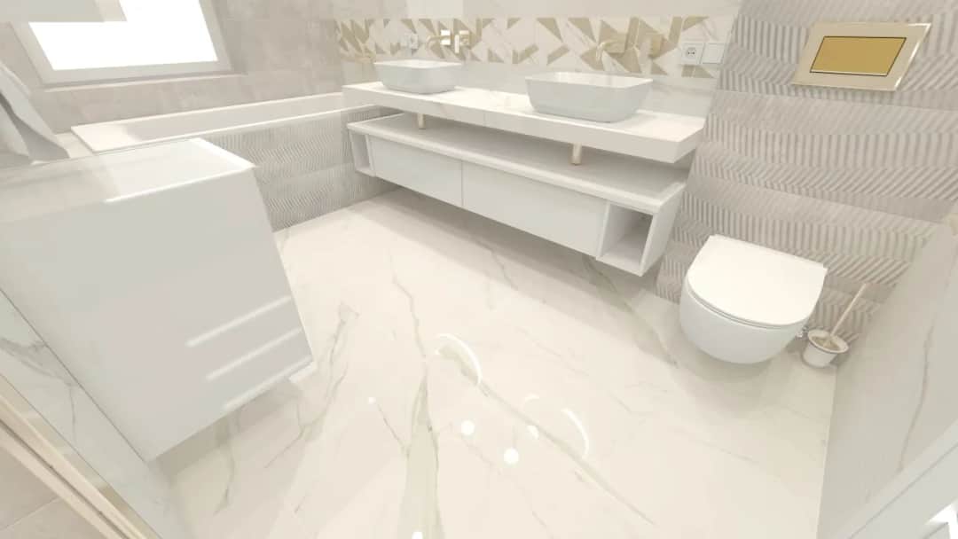 Paradyż Meisha Bianco: eleganckie płytki do nowoczesnej łazienki