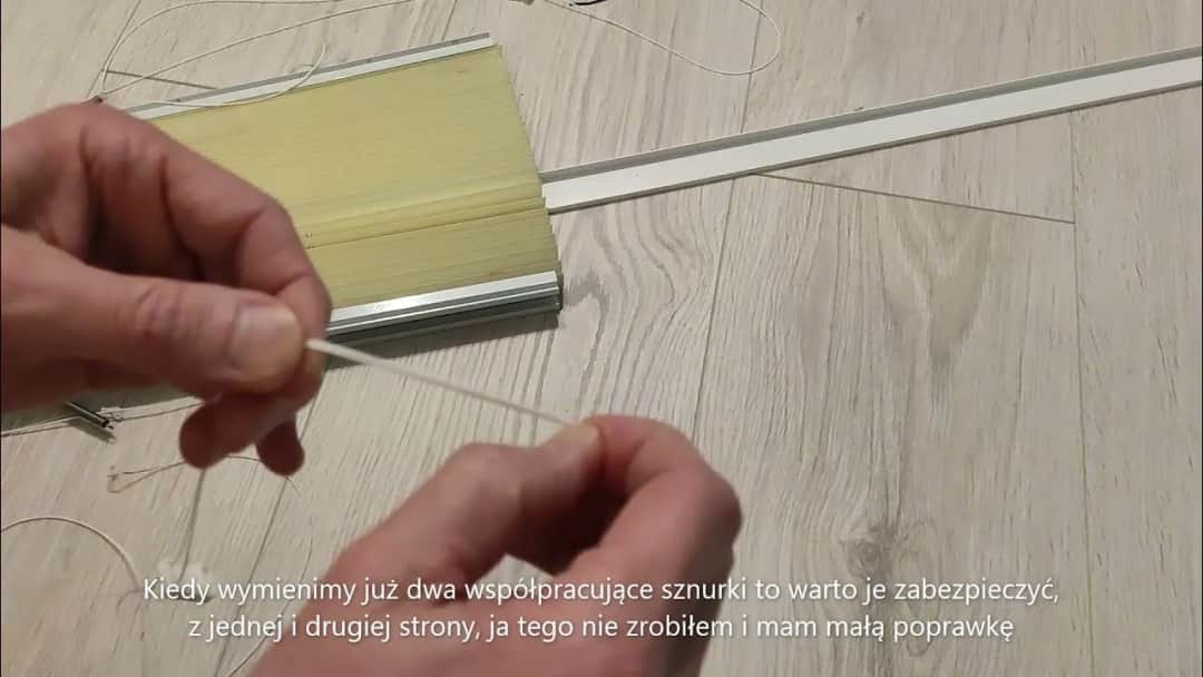 Jak wymienić sznurek w rolecie plisowanej: 9 prostych kroków